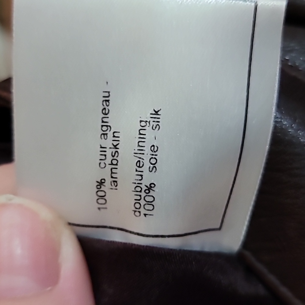 Authentic Vintage CHANEL 01A Lambskin Leather Trousers - Coffee Brown. SZ40 RARE - Picture 8 of 11